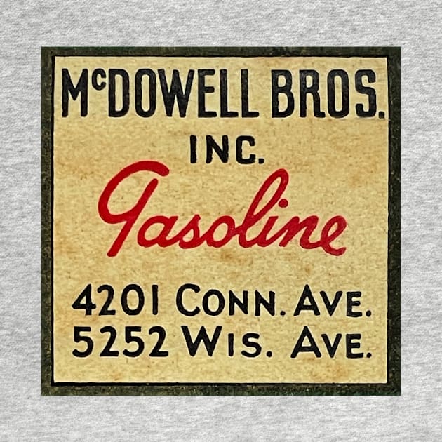 McDowell Brothers Gasoline by Wright Art